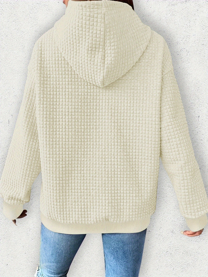 Urmela - Felpa Con Cappuccio Casual In Poliestere Con Tasche
