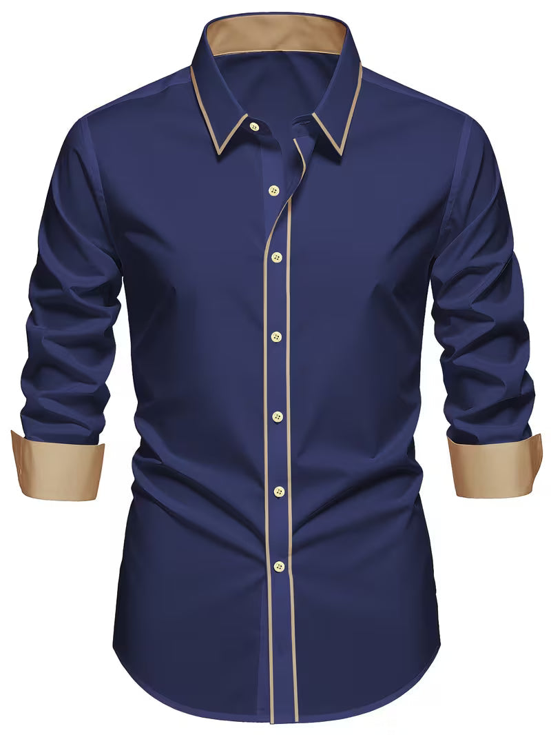 Daven - Camicia Business Vestibilità Slim Casuale