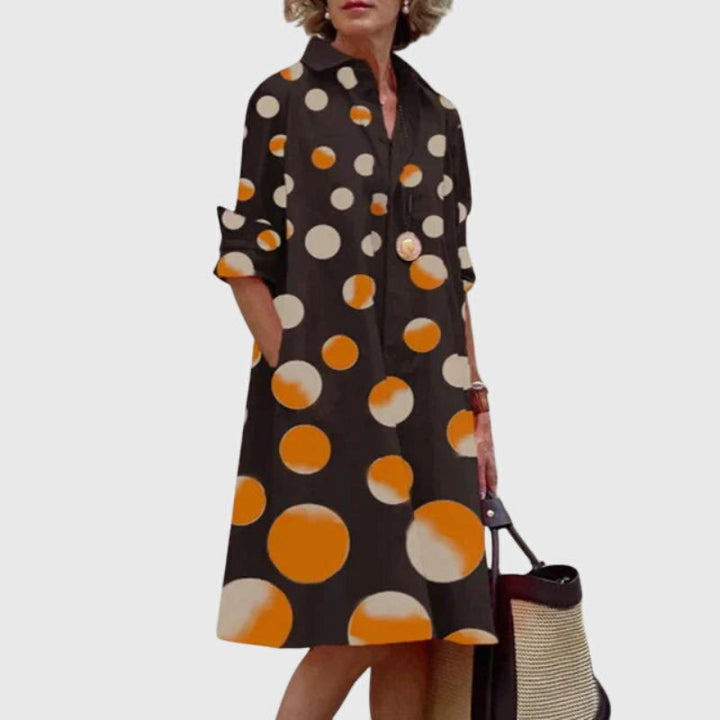 Oshadi - Elegante Miniabito Con Tasche