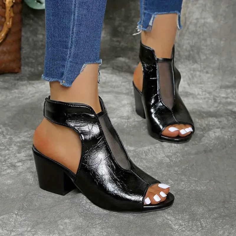 Thomis - Sandali Antiscivolo In Pelle Con Punta Aperta