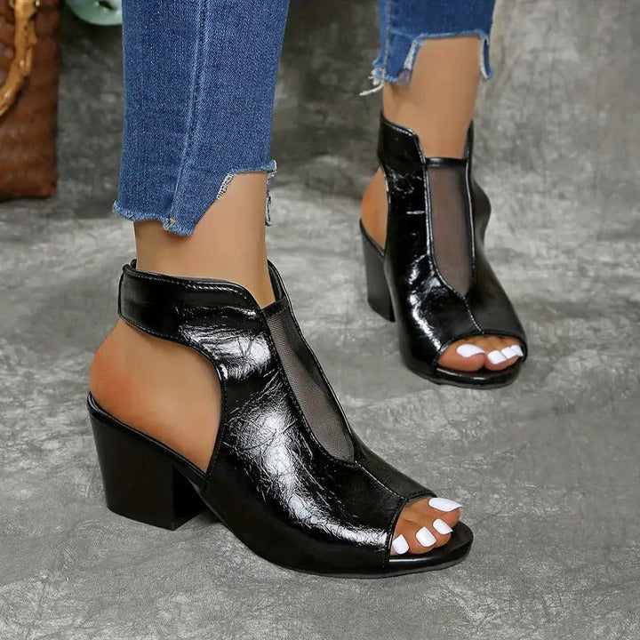 Thomis - Sandali Antiscivolo In Pelle Con Punta Aperta