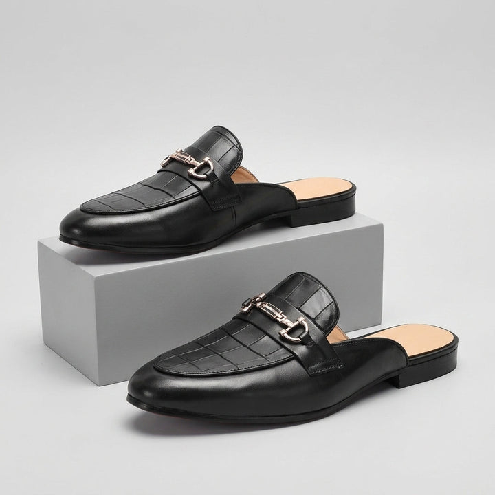 Idris - Scarpe in Pelle Con Tallone Scoperto