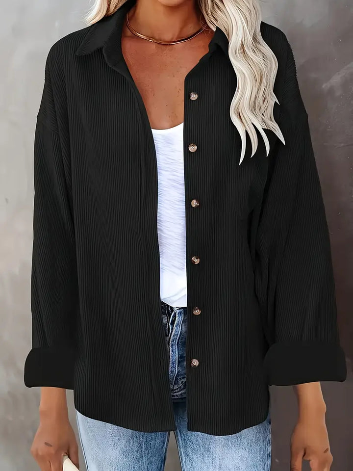 Irmela - Camicia a Maniche Lunghe Con Bottoni