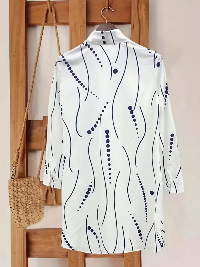 Belma - Abito Camicia Alla Moda Con Bottoni