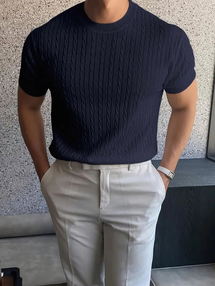 Kiril - Elegante Maglione Lavorato A Maglia