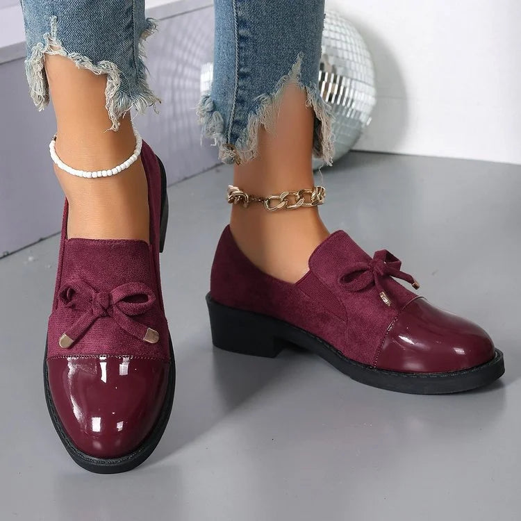 Azahra - Eleganti Mocassini Slip-On Con Fiocco