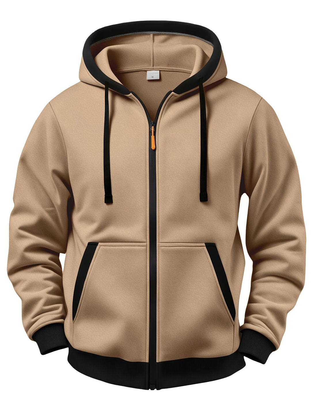 Mussoline - Maglia Invernale Casual a Maniche Lunghe Con Cappuccio E Cerniera