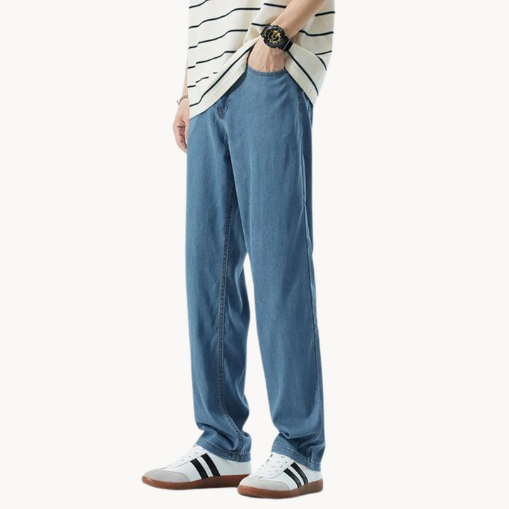 Teofilo - Elegante Pantalone a Gamba Larga