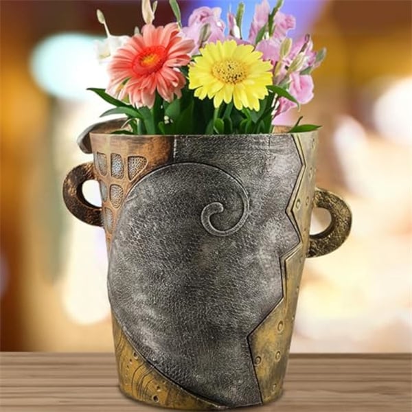 ArteVase - Vaso Da Fiori a Forma Di Viso, Fatto a Mano, Di Bellezza Astratta