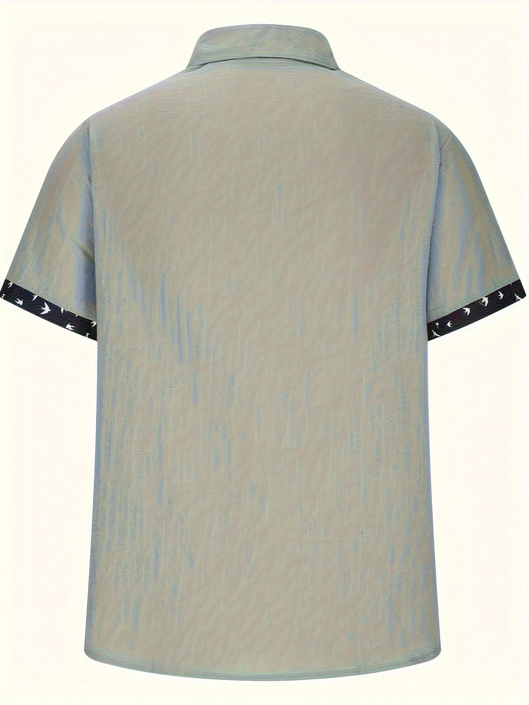Trofim - Elegante Camicia Con Stampa Uccellino