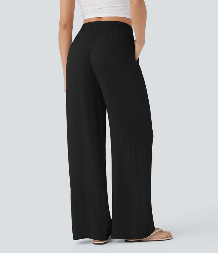 Zafeiria - Pantaloni Di Lino Eleganti