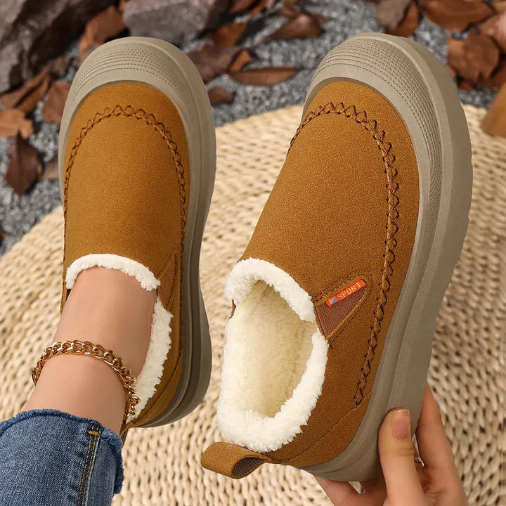 Adelya – Scarpe Eleganti Con Fodera in Pelliccia Sintetica