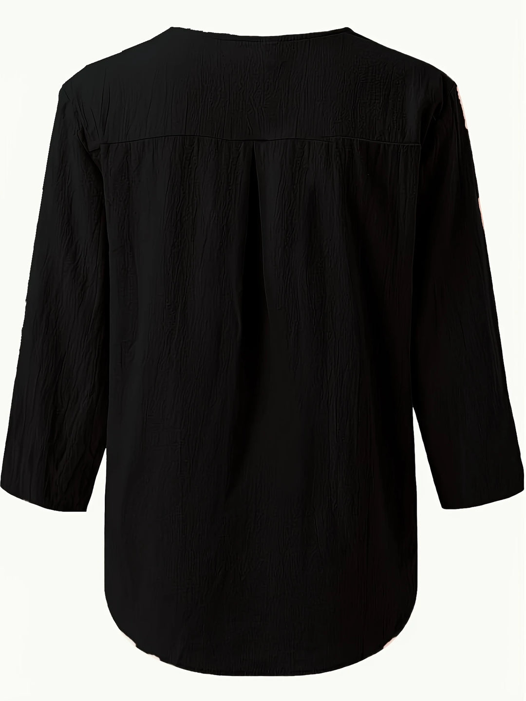 Mykaela - Camicetta Casuale In Cotone E Lino