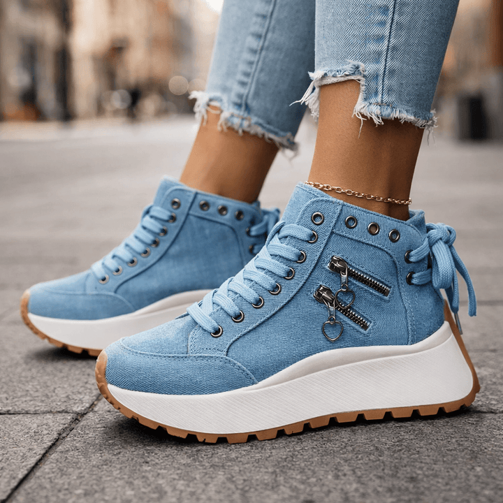 Kamala - Scarpa Sportiva Con Suola Spessa e Lacci