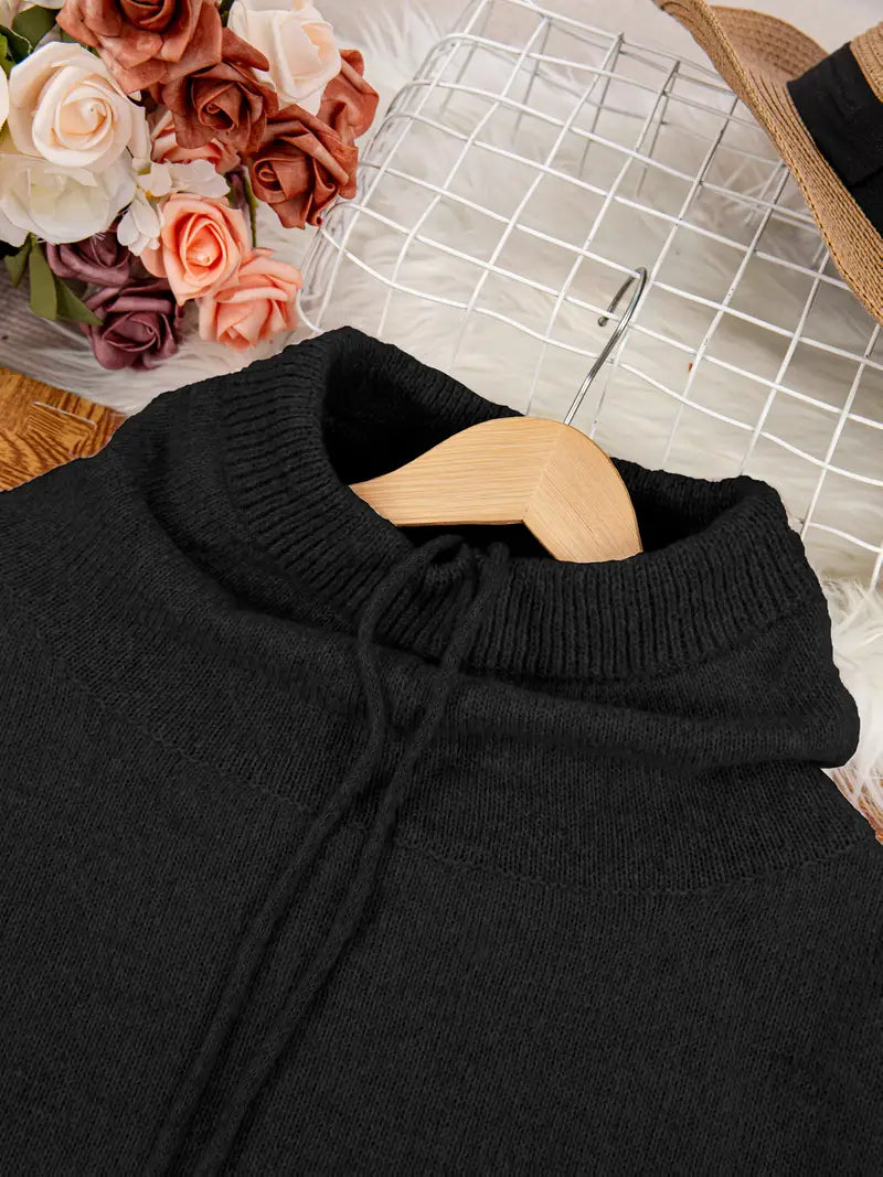 Natala - Maglione Lavorato a Maglia Con Tasca a Marsupio