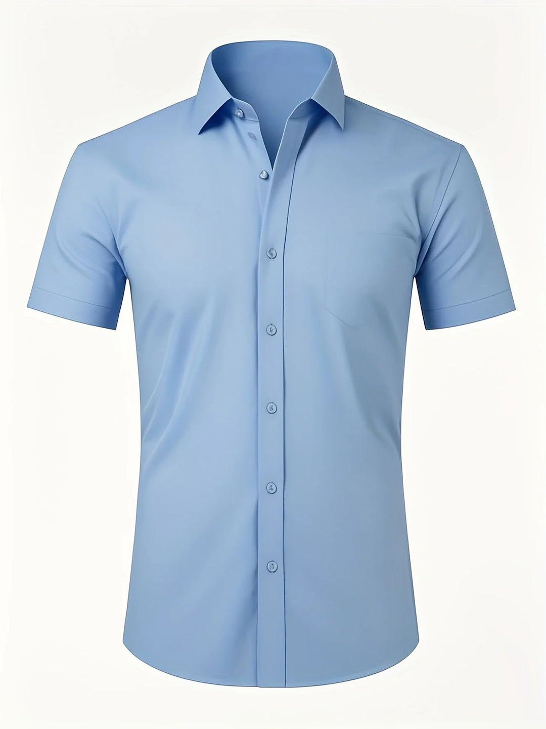 Ezra - Elegante Camicia Vestibilità Aderente Con Bottoni
