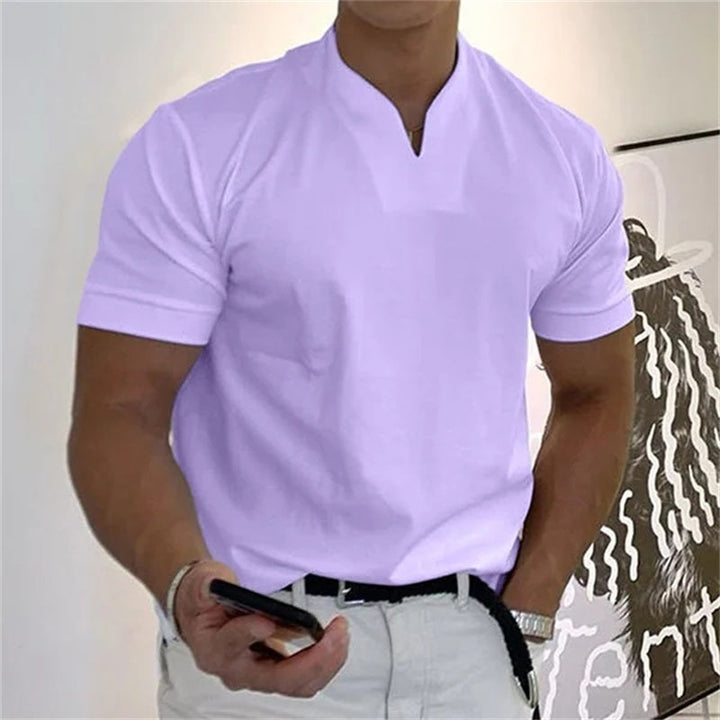 Neven - T-Camicia a Maniche Corte Con Scollo a V