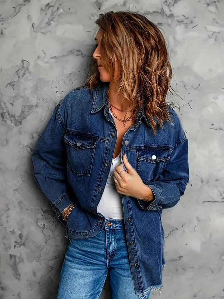 Malika - Giacca Di Jeans A Maniche Lunghe
