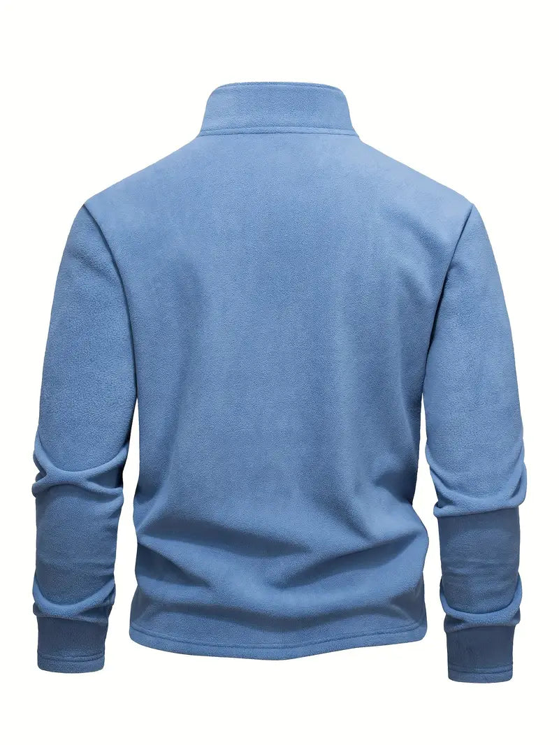 Lamar - Felpa a Maniche Lunghe Con Mezza Zip