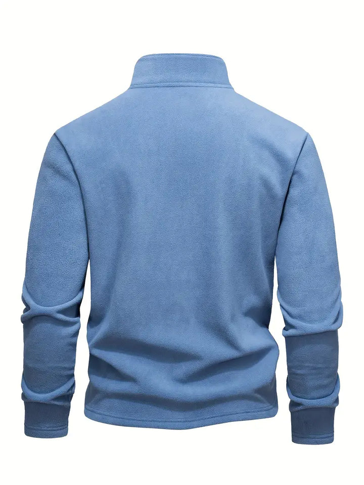 Lamar - Felpa a Maniche Lunghe Con Mezza Zip