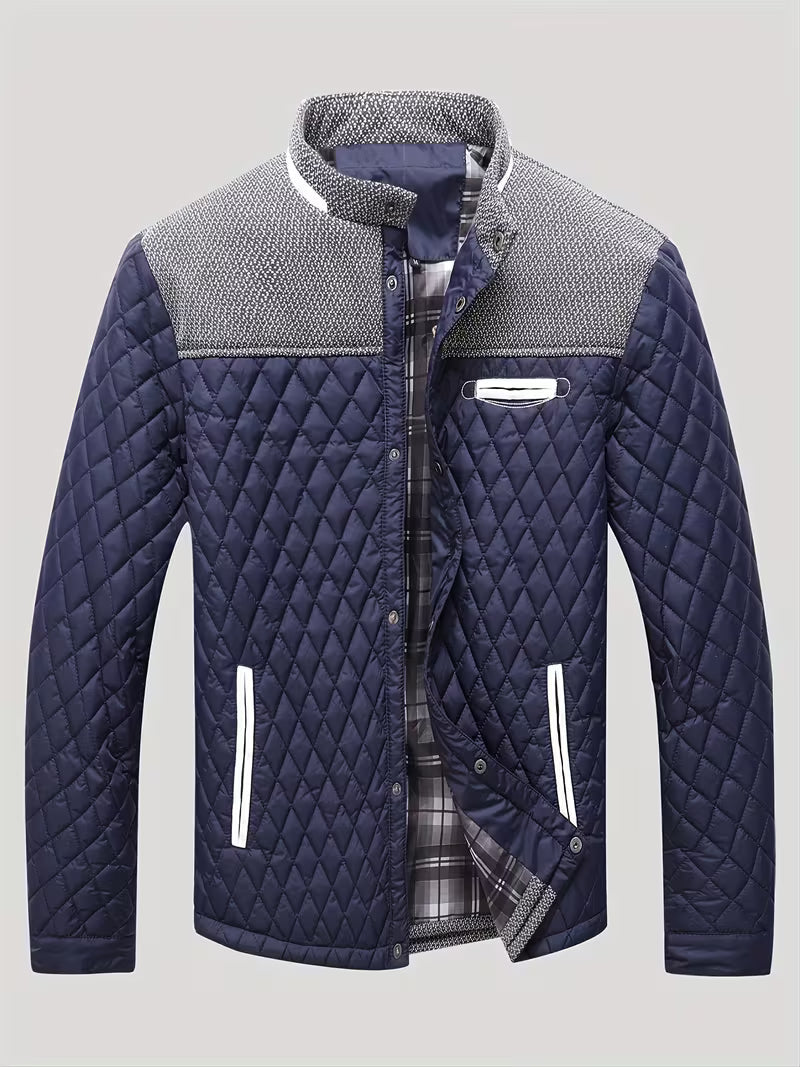Stetson - Piumino Con Patchwork a Rombi