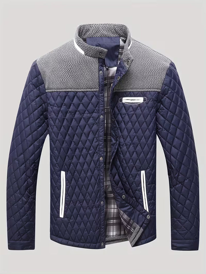 Stetson - Piumino Con Patchwork a Rombi