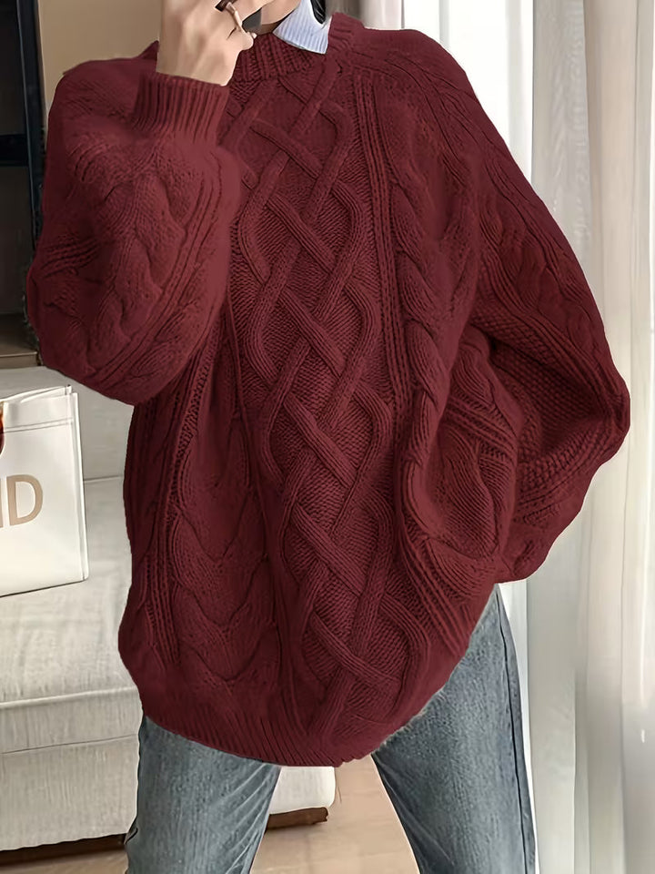 Elayra - Maglione Casual Dalla Vestibilità Ampia