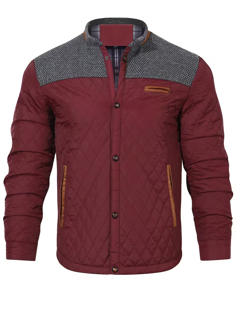 Stetson - Piumino Con Patchwork a Rombi