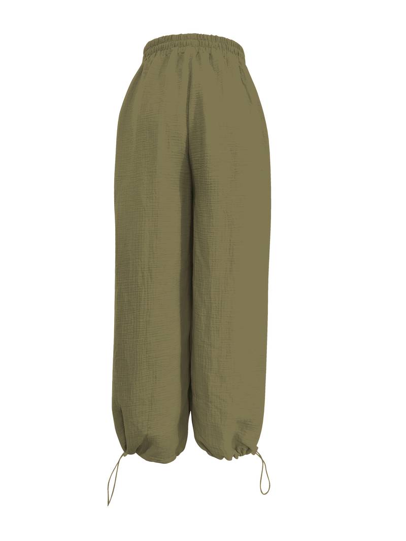 Marielle - Pantaloni Casual a Gamba Larga Lunghezza Alla Caviglia