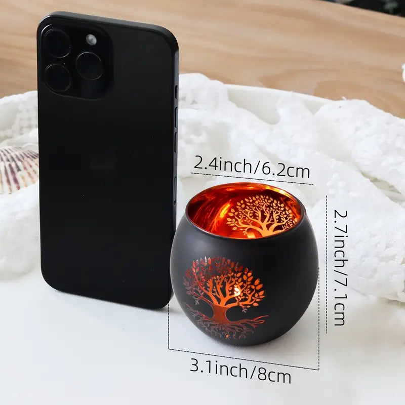 GlowRoot - Set Portacandele Albero Della Vita