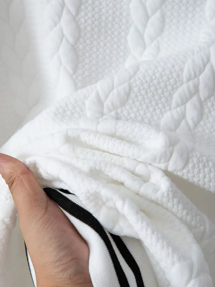 Felips - Giacca Baseball Jacquard Con Strisce Decorative