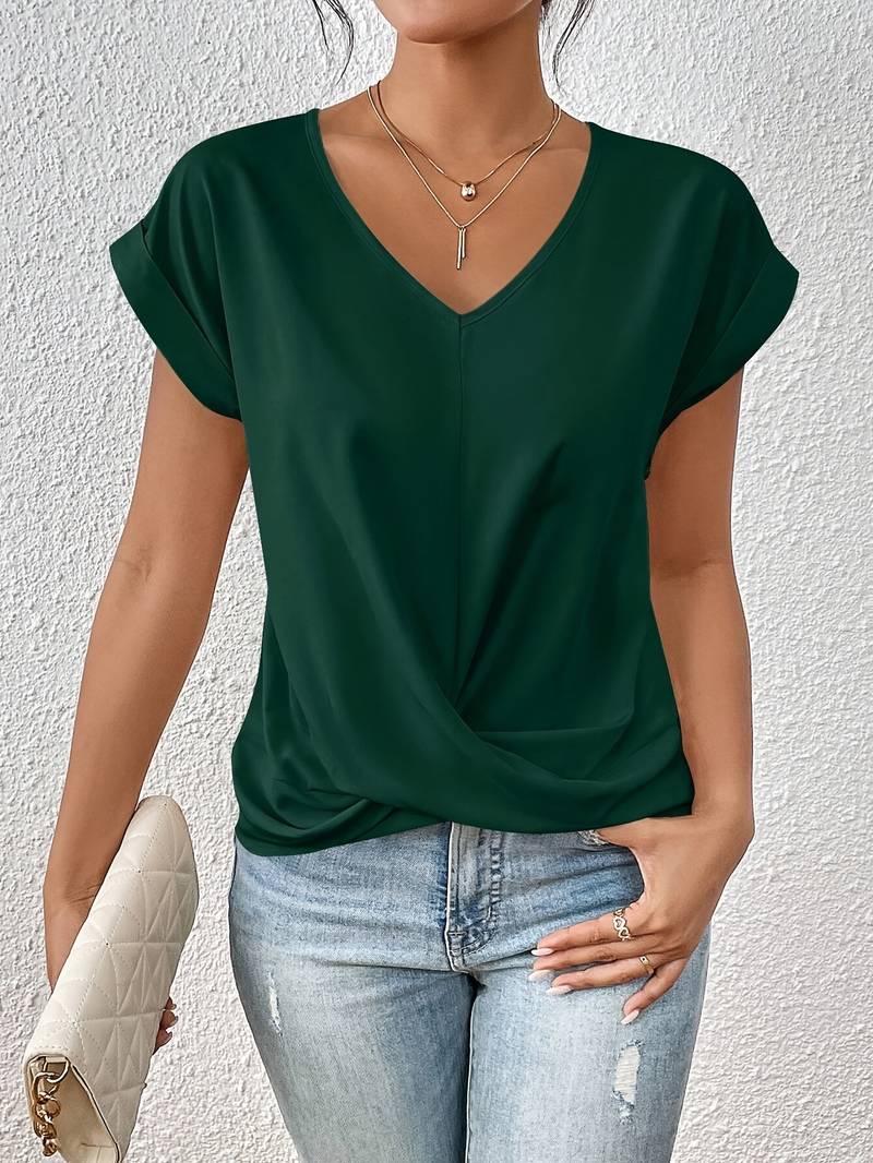 Severija - Elegante Top Con Scollo a V