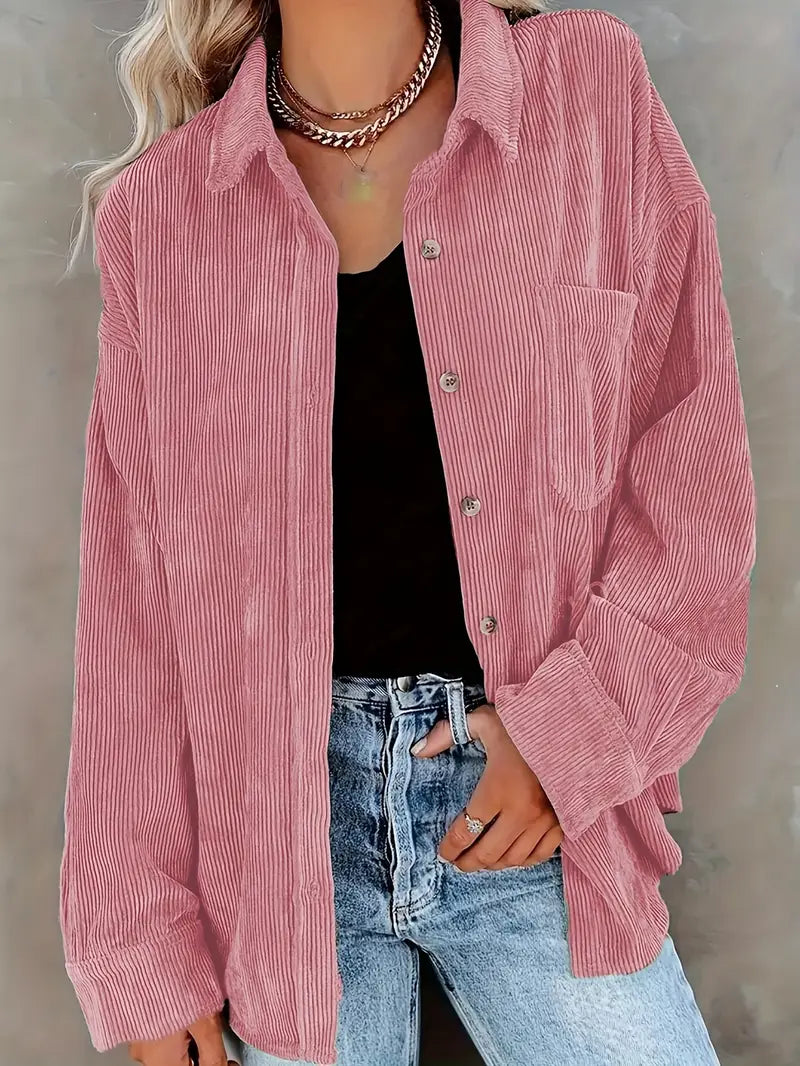 Irmela - Camicia a Maniche Lunghe Con Bottoni