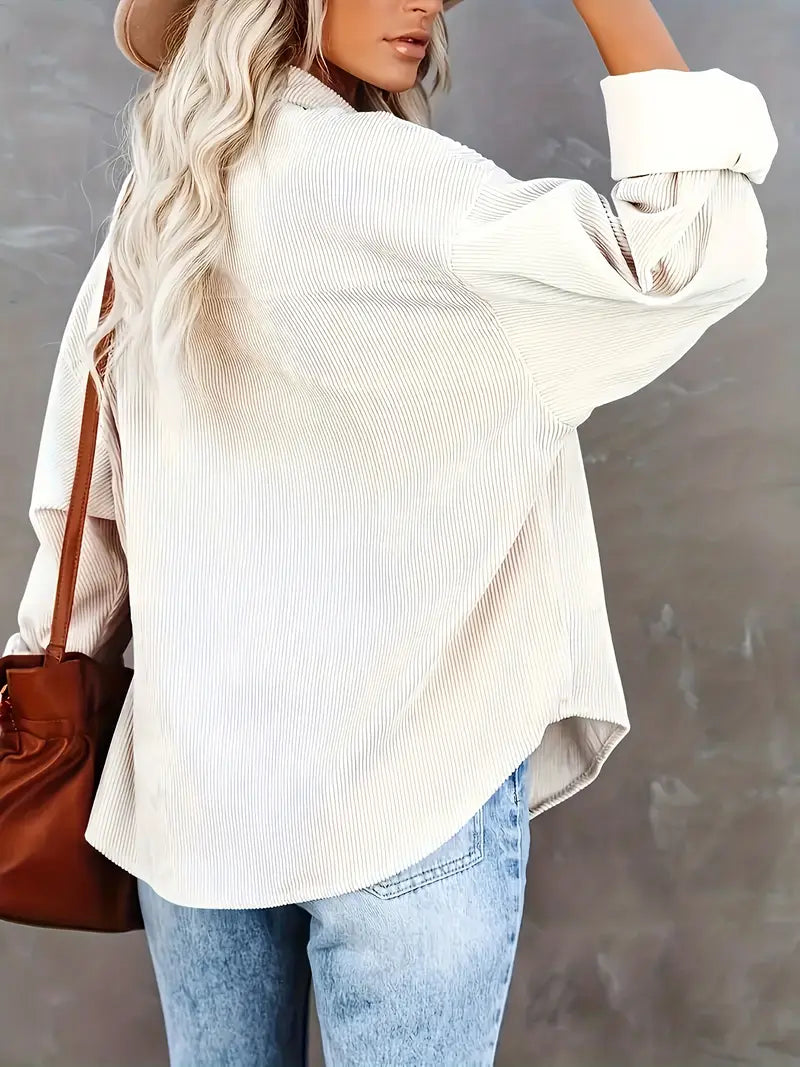 Irmela - Camicia a Maniche Lunghe Con Bottoni