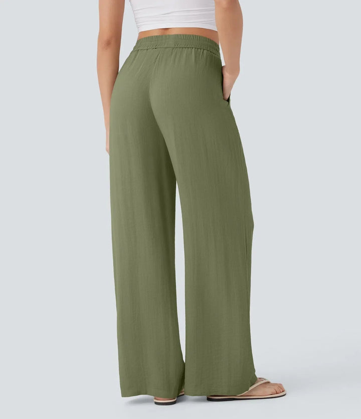 Zafeiria - Pantaloni Di Lino Eleganti