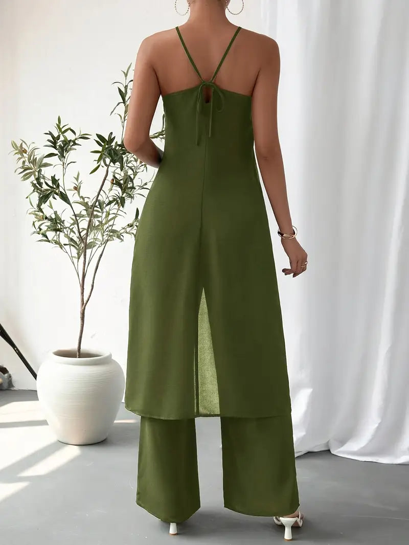 Eirini - Elegante Set Due Pezzi Senza Maniche