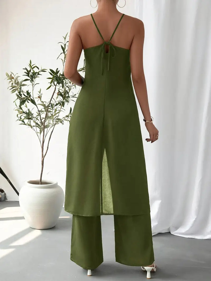 Eirini - Elegante Set Due Pezzi Senza Maniche
