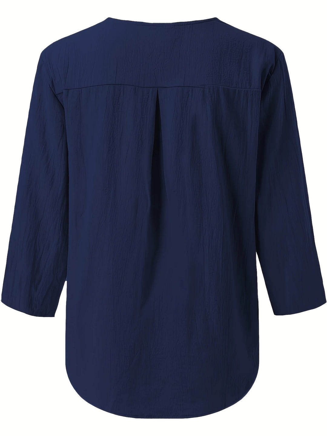 Mykaela - Camicetta Casuale In Cotone E Lino