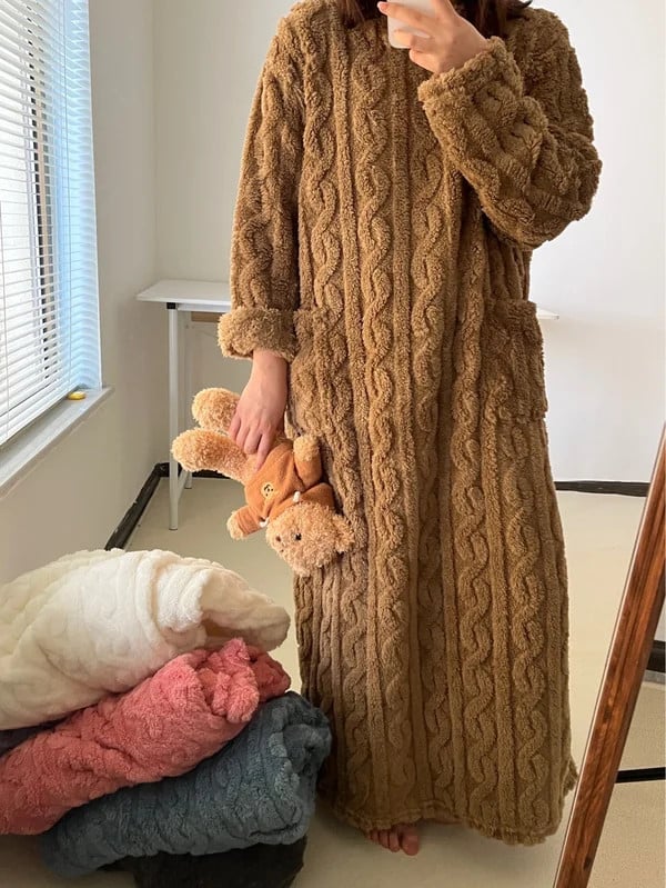 Vreni - Inverno Corallo Velluto Casa Vestiti