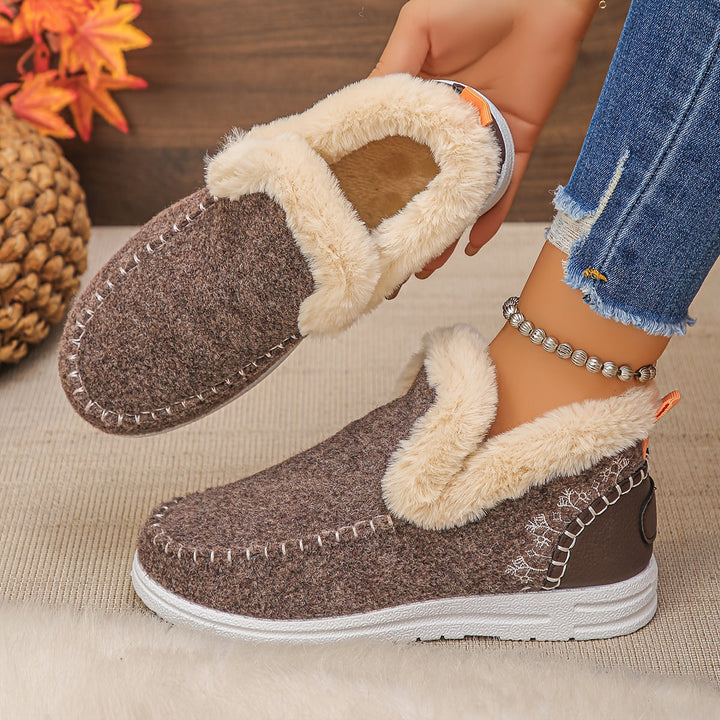 Aleeza - Pantofole Casual Con Fodera in Pile