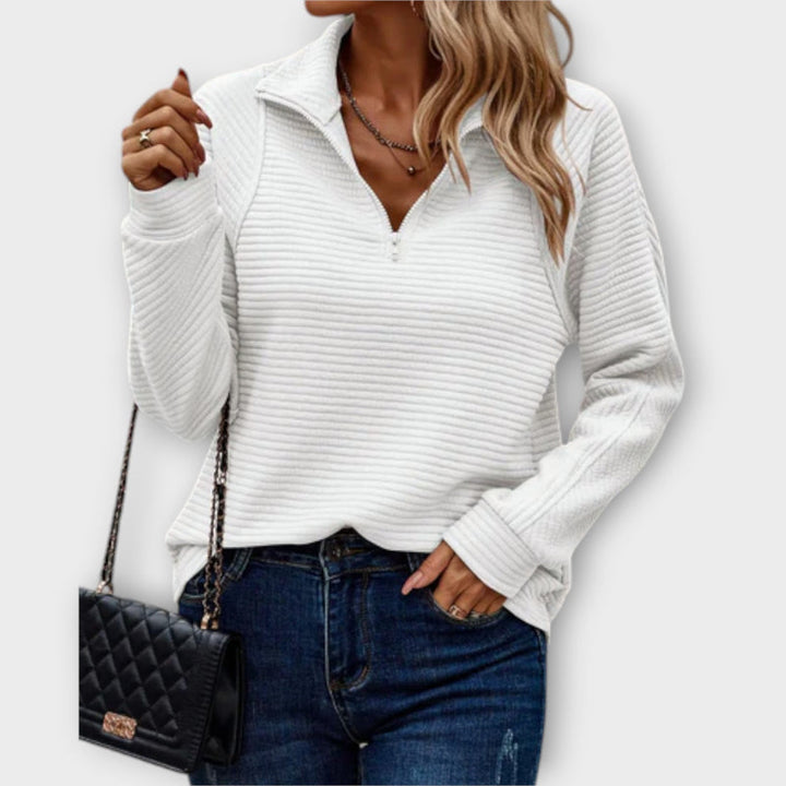 Romena - Maglione Con Collo e Zip