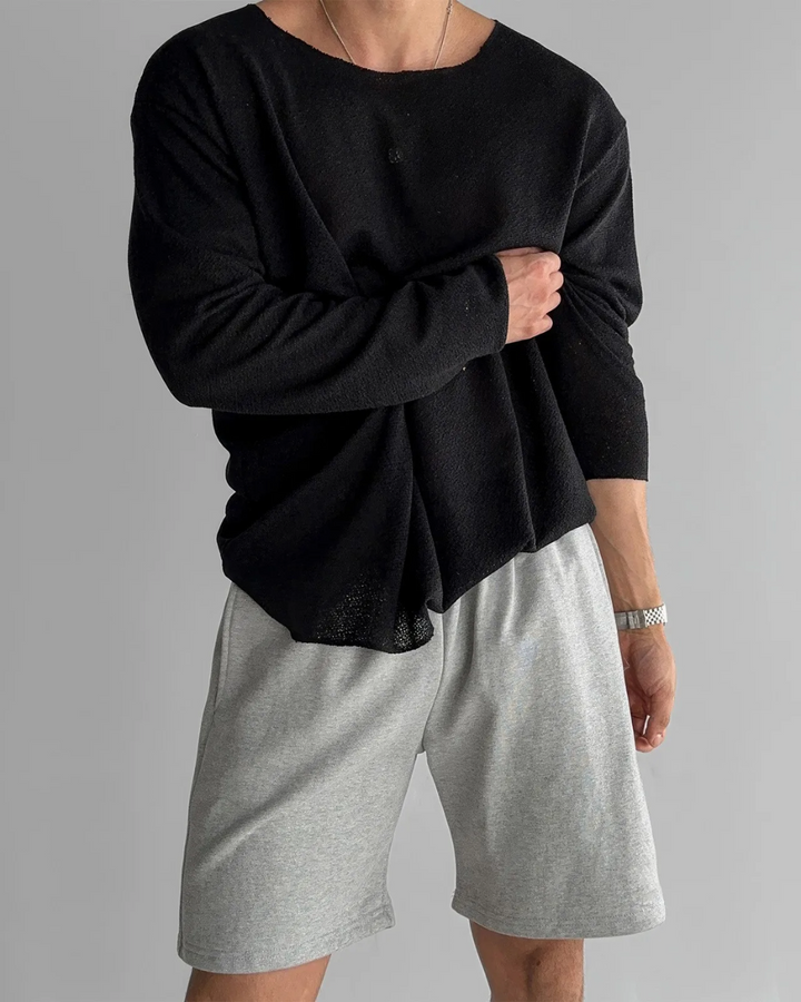 Alaric - T-Camicia Casual In Maglia