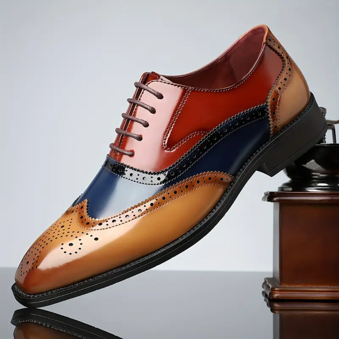 Shimon - Scarpe Oxford In Pelle