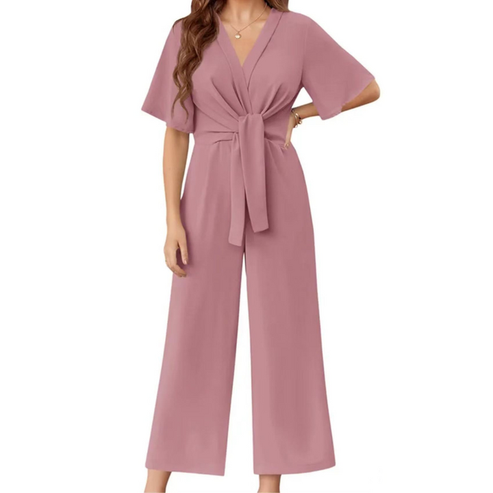 Gracie - Elegante Abito Estivo Con Nodo in Pizzo