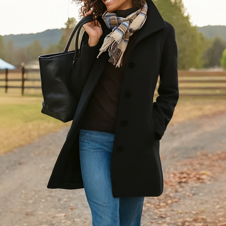 Danla - Cappotto a Maniche Lunghe Con Tasche