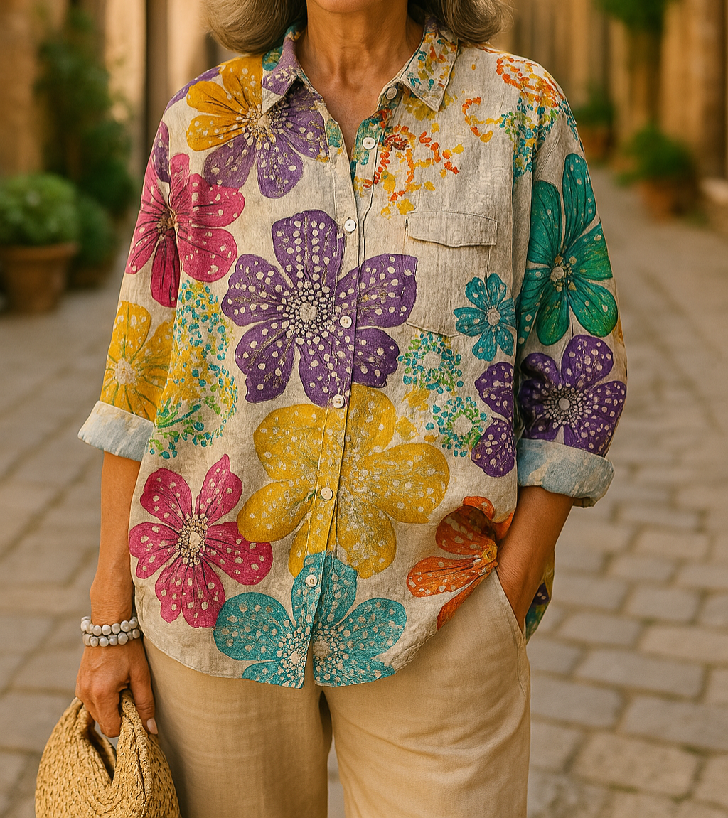 Petra - Camicetta Floreale Casual