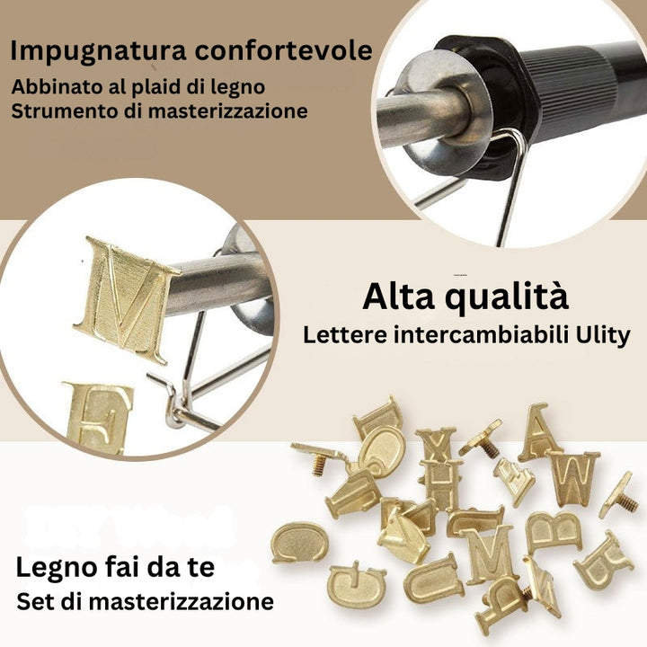 BurnCraft - Legno Fai da te Bruciatura e Set da Intaglio