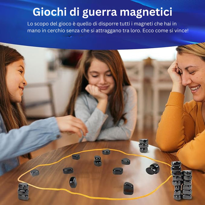 MindSpark - Set Di Scacchi Magnetici Divertente Gioco Di Strategia Per Bambini e Famiglie