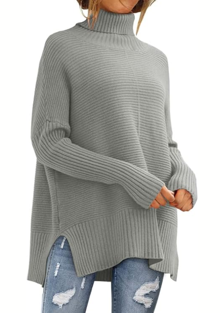 Ambra - Maglione A Collo Alto Lavorato A Maglia