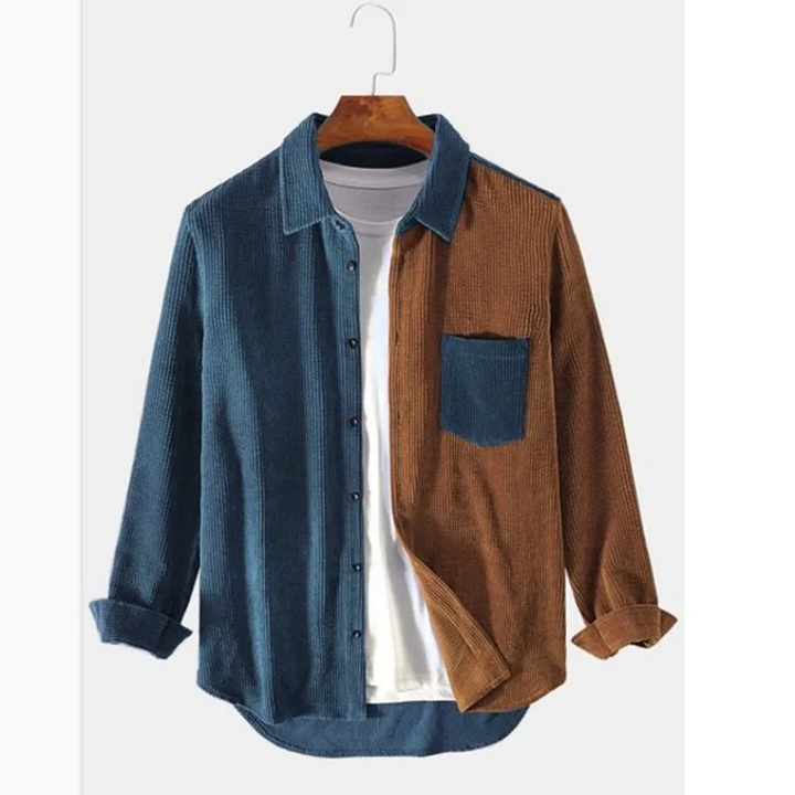 Geraldus - Camicia Abbottoni in Velluto a Coste